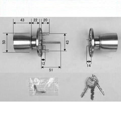 美和ロック U9 DT25～28mm 仕上 ST KEY3 ＬＯＣＫＳ 美和ロック社製品通信販売 一般錠Ver