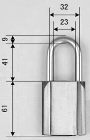 美和ロック U9APL 南京錠 キー3本付属 | ＬＯＣＫＳ 美和ロック社製品