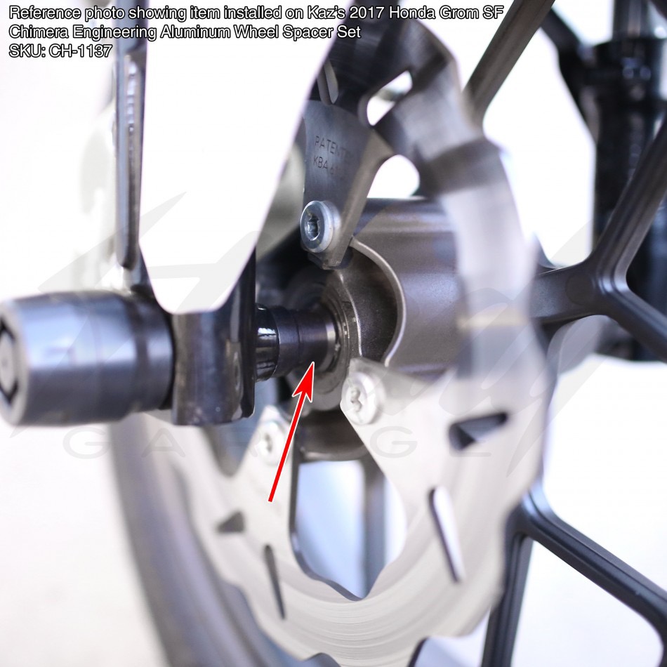 Steady Garage Chimera Aluminum Spacer Set GROM JC61/JC75 | SCR_WORKS