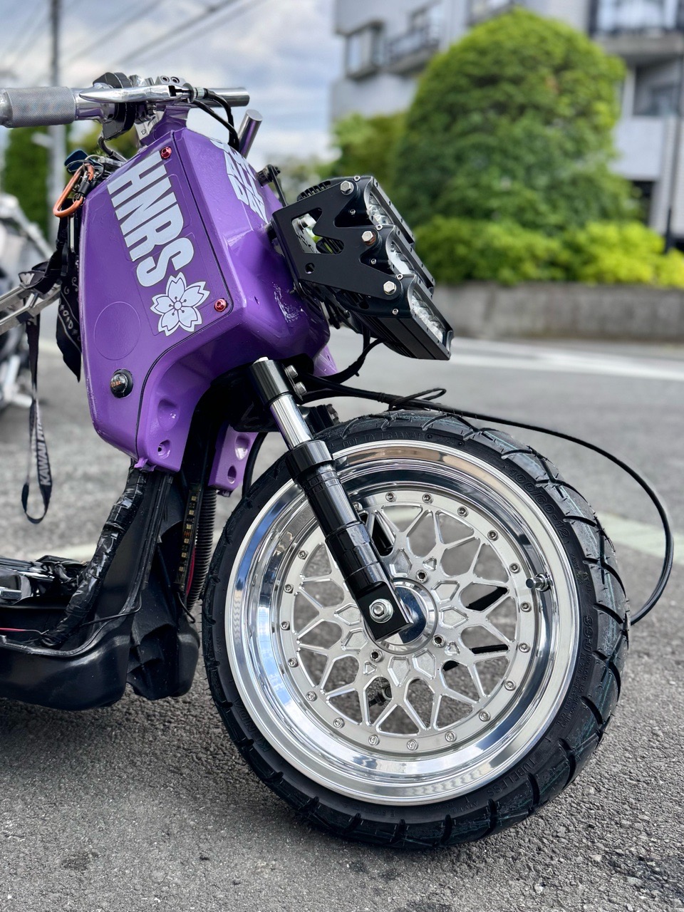 ホンダ　ズーマー　社外ホイール　ディスクブレーキセット ブラックフロントフォーク ディスクブレーキKIT2 （ブラック