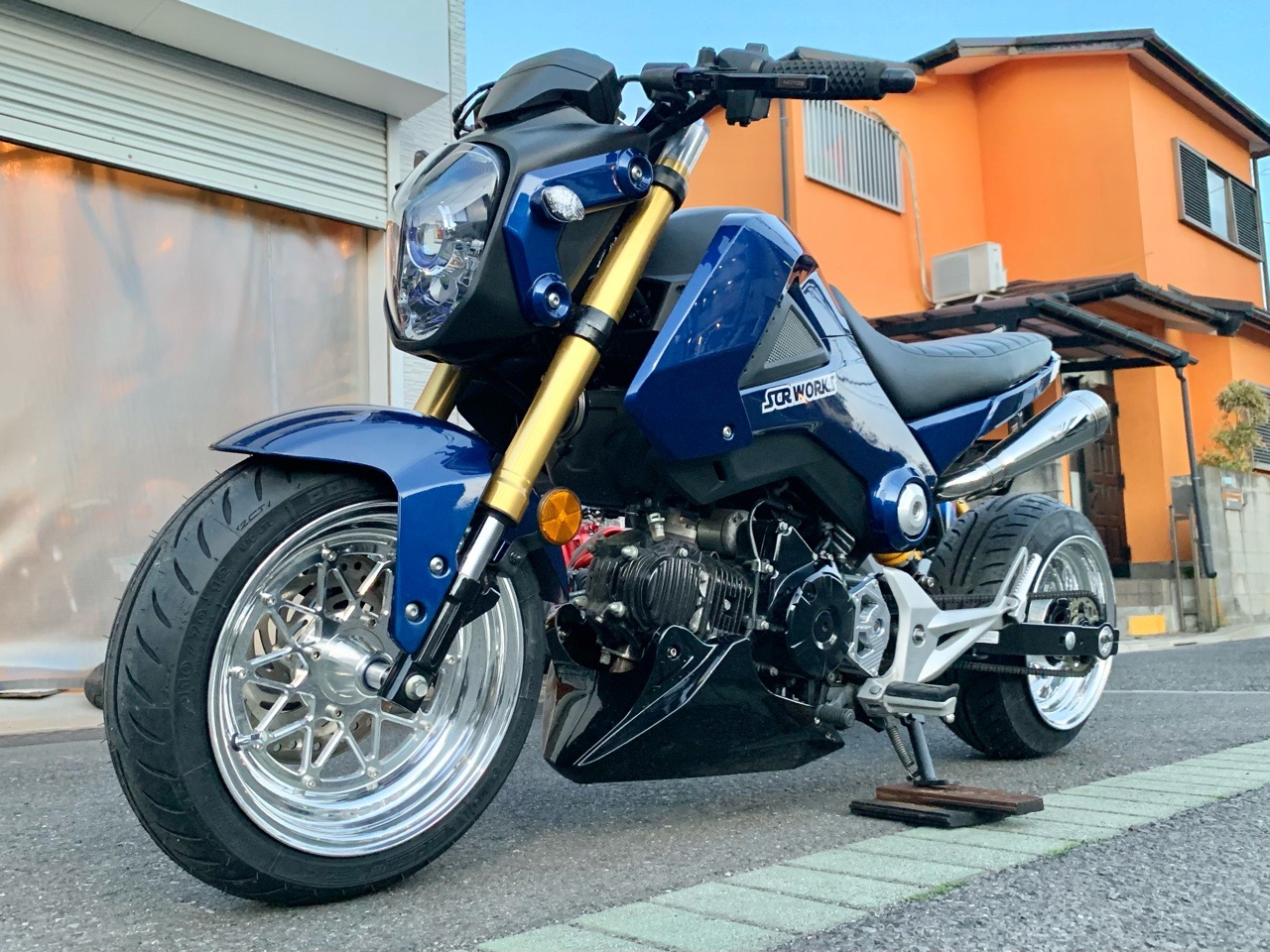 JC61 2014グロム リアホイール ミシュランパワーピュア付き JC61 2014グロム リアホイール ミシュランパワーピュア付き JC61