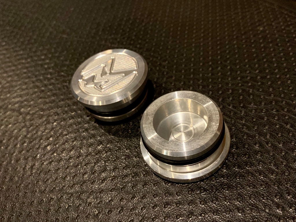 Machined Machines M Logo Rear Frame Side Cap Zoomer/Ruckus