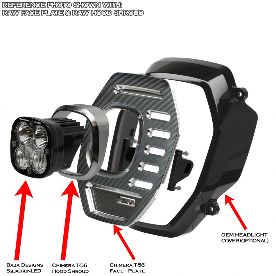 CHIMERA T-56 BAJA SQUADRON HEADLIGHT CONVERSION KIT FOR GROM JC92 