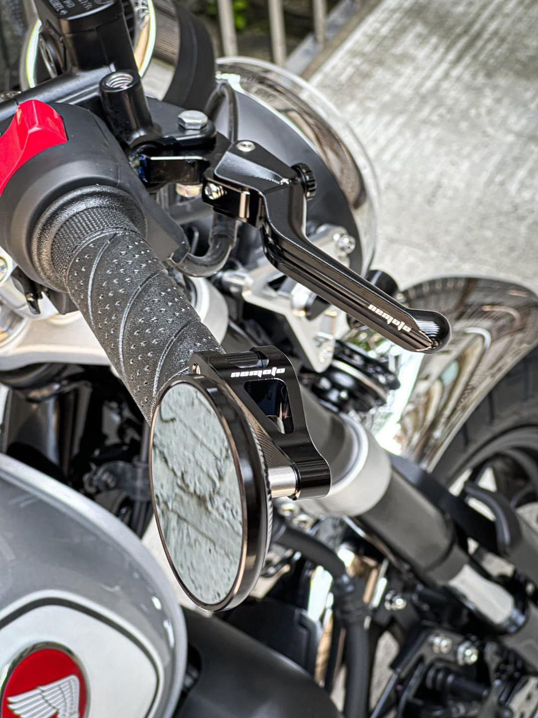 Nemoto Billet Cafe Style Bar End Mirrors | SCR_WORKS