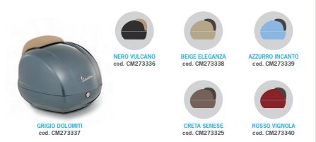 Vespa GTSシリーズ用 （ベージュ・茶系）バックレスト 36L | Vespa