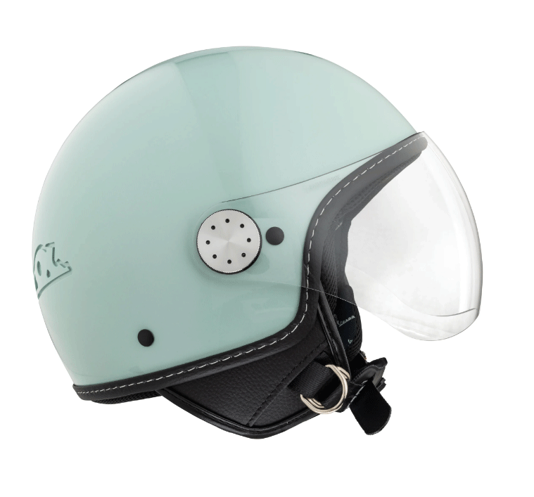ベスパ純正ヘルメット VESPA VISOR 4.0ヘルメット リラックスグリーン ...