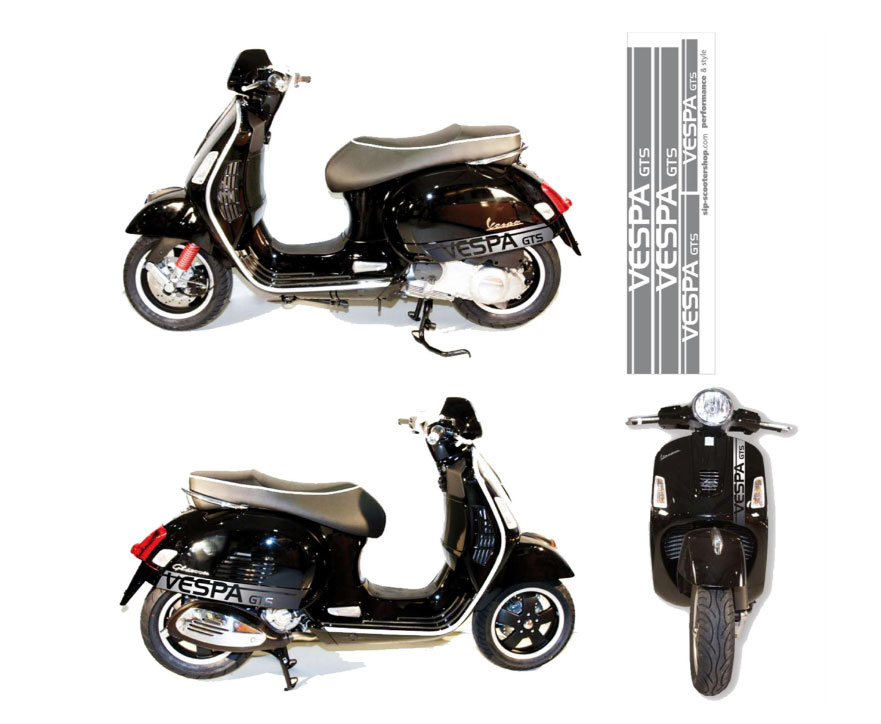 Vespa GTS ステッカーキット | Vespa（ベスパ）の事なら SCS