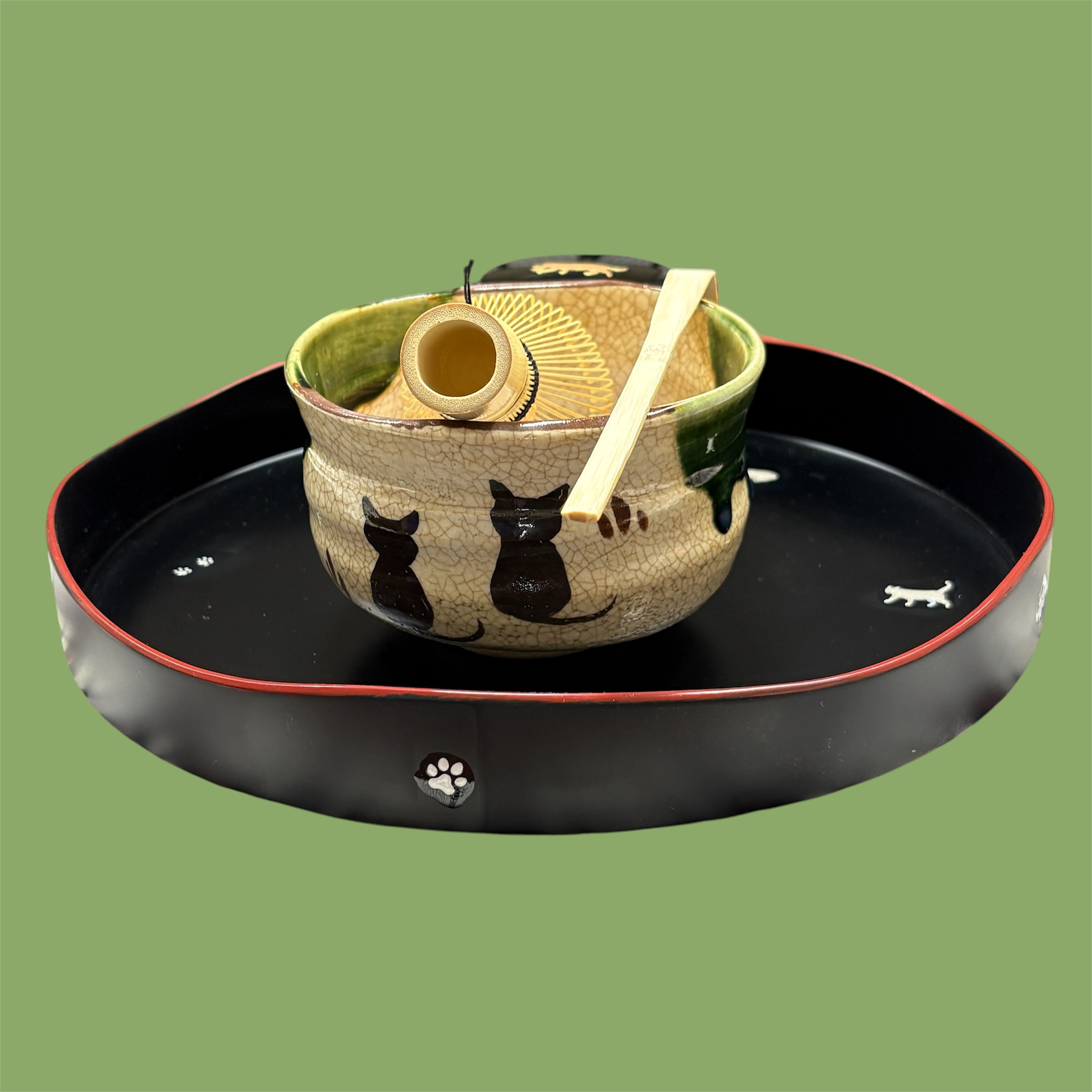 練習用】猫の山道盆（お盆の単品販売）【樹脂製】 | 【公式通販サイト