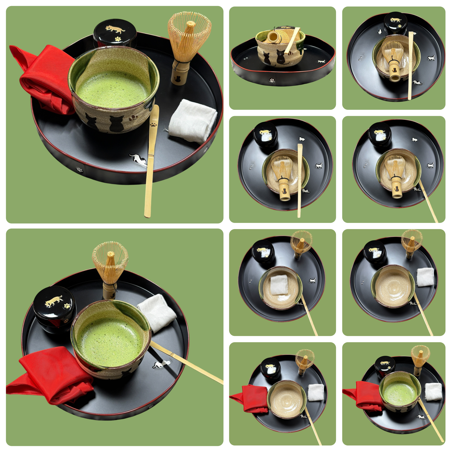 練習用】猫の山道盆（お盆の単品販売）【樹脂製】 | 【公式通販サイト