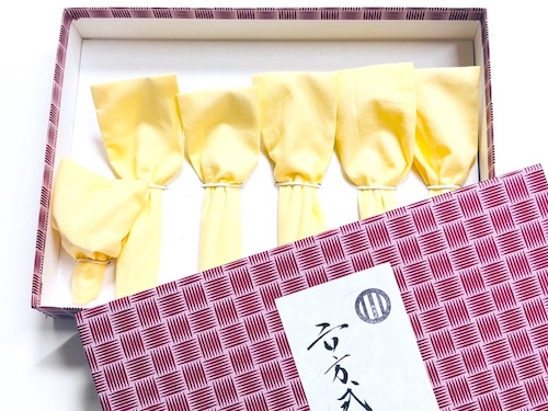新商品】青峰堂オリジナル「六方式灰匙（はいさじ）」6本組〜真鍮製