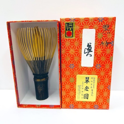 再入荷】国産 黒竹 真 数穂 茶筅【伝統的工芸品 高山茶筌 翠宏園