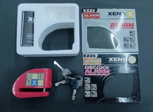 特価 XENA アラーム付ディスクロック XZZ6 品番NGXZZ6R - セレクション