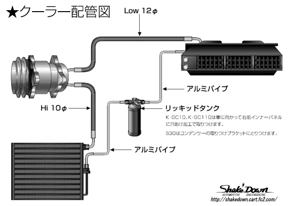 クーラーキット | Shake☆Down FC2ネットショップ