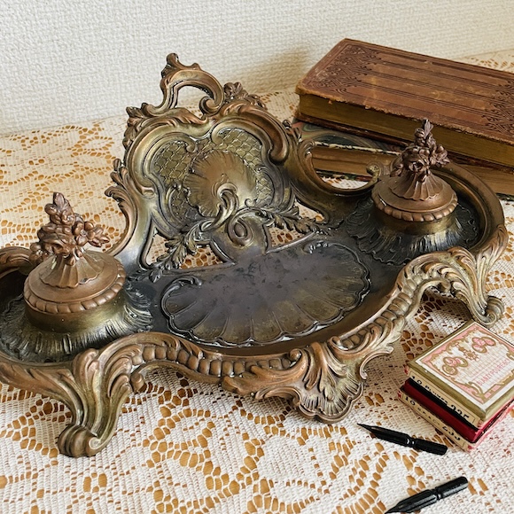 ロココ調アンティーク　専用 ロココ調アンティークベッドクラウン - ANTIQUE LEAVES