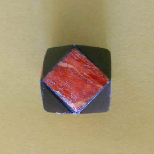 ダイヤ型 赤サンゴｘペンシェル | 天然貝パーツ 有限会社シェルナカムラ