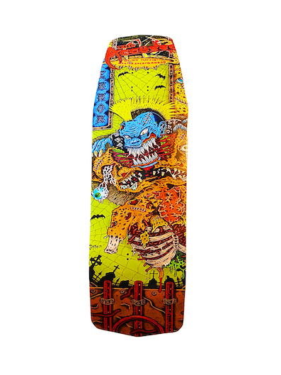 ACCÜSED AD_MARTHA SPLATTERHEAD COFFIN SKATE DECK [10月発売