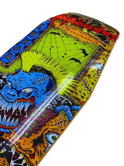 ACCÜSED AD_MARTHA SPLATTERHEAD COFFIN SKATE DECK [10月発売