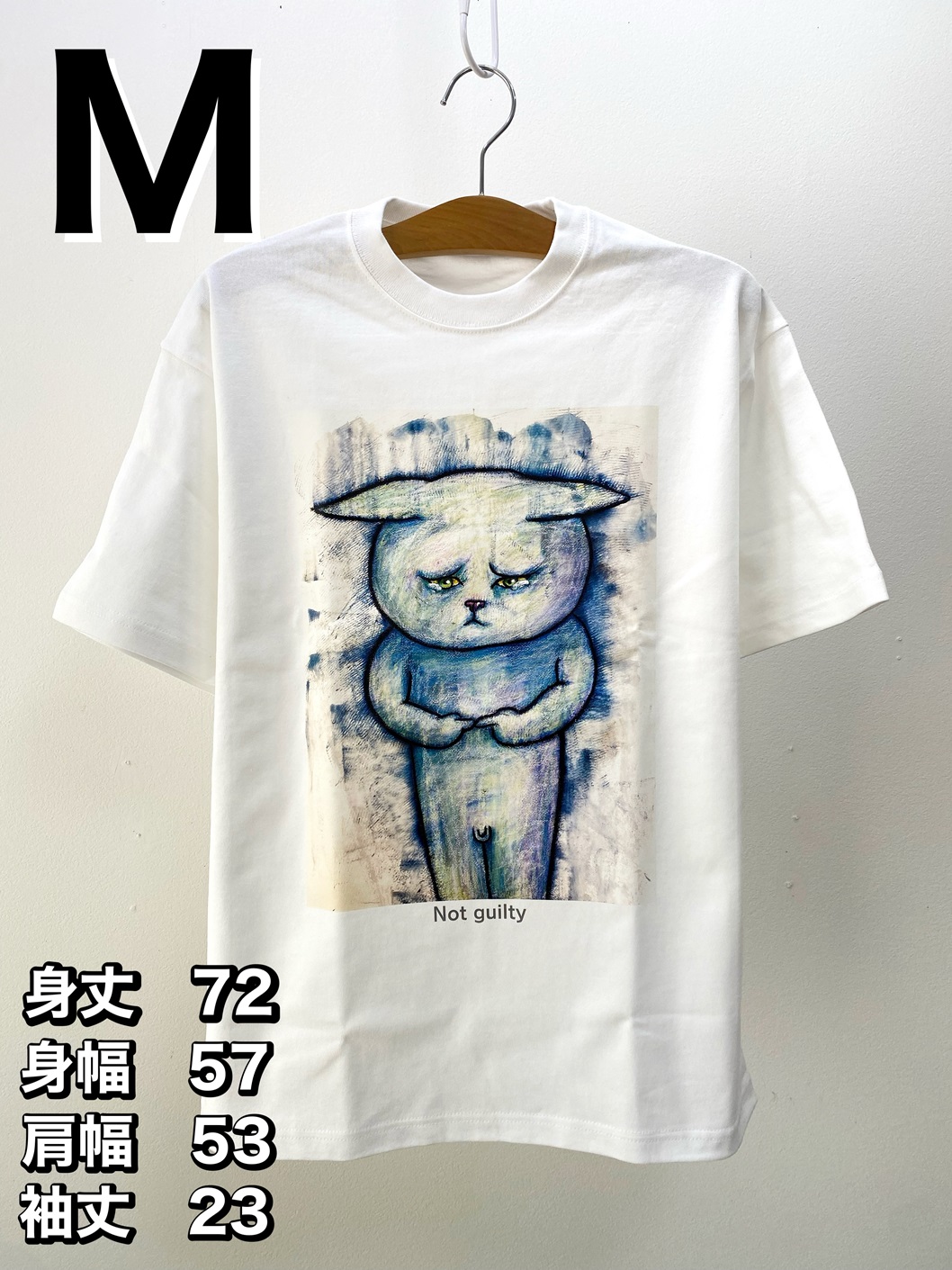 Mサイズ。Not guilty Tシャツ 税込み￥17,500-の所、腹切ったつもり ...