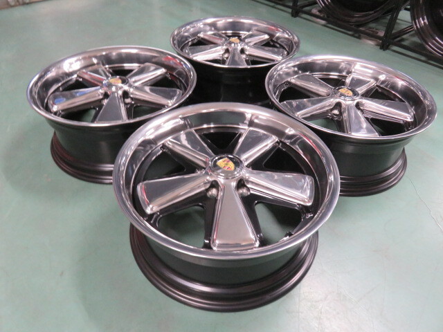 VW 空冷 ポルシェアロイ FUCHS 17X7J 5H 114.3 +35 ホイール 4本