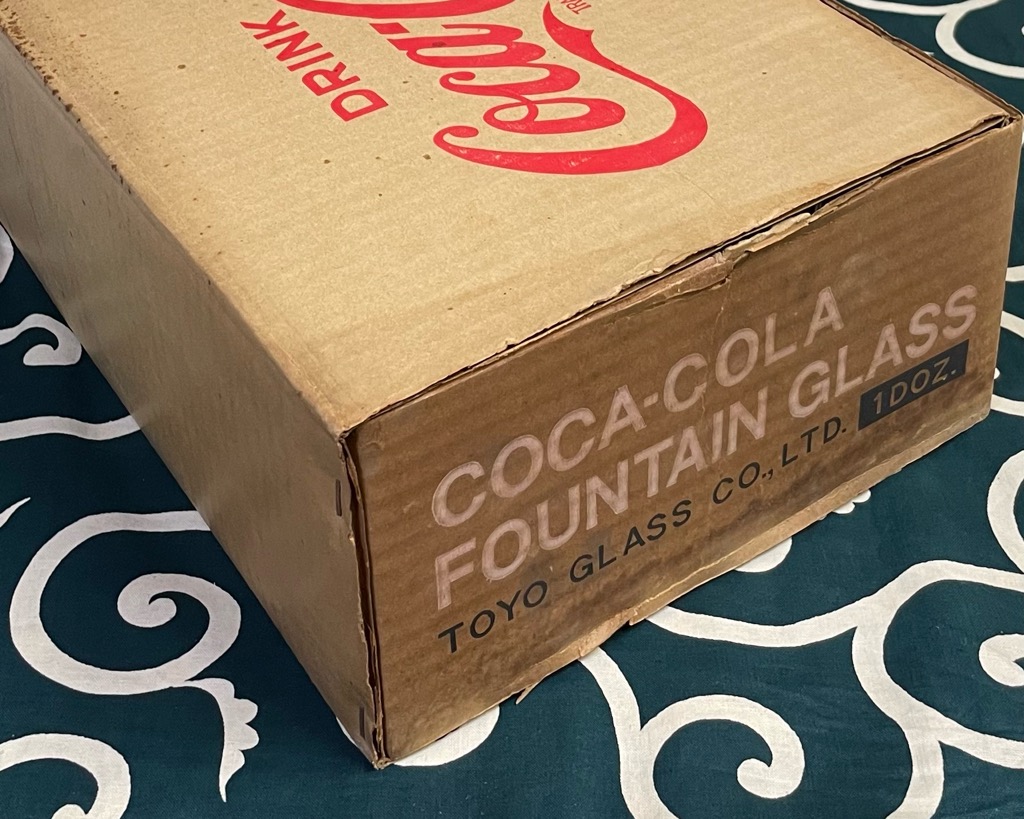 ドリンク時代のコカコーラグラス 箱入り12客 | スマイル札幌店 昭和で