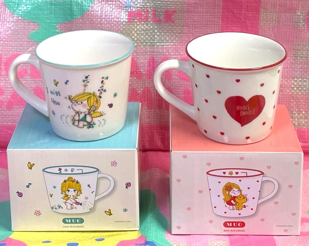 水森亜土さんのカラーラインマグカップ | スマイル札幌店 昭和で