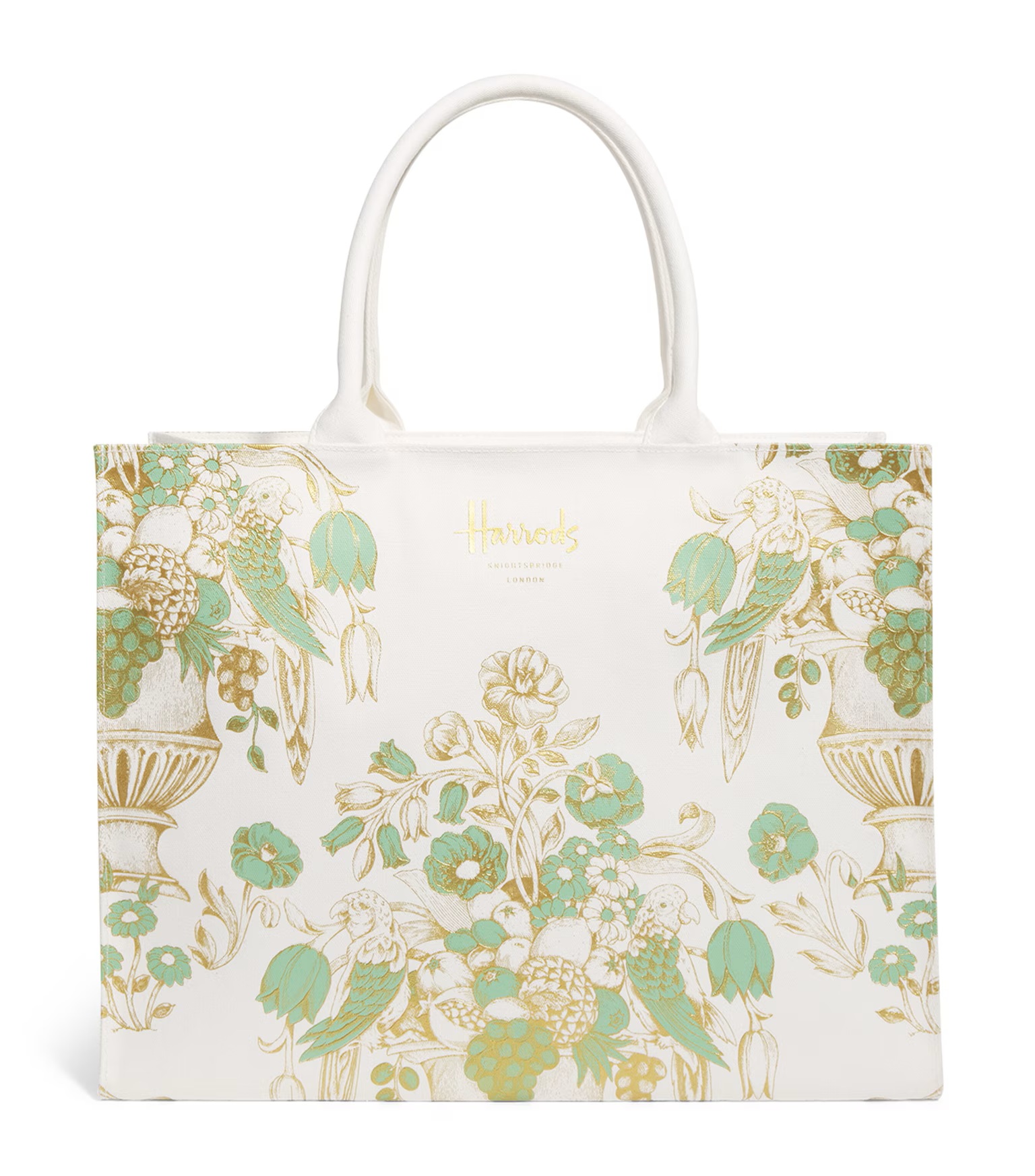 Harrods ハロッズ175周年 オウムとフローラルアイビー