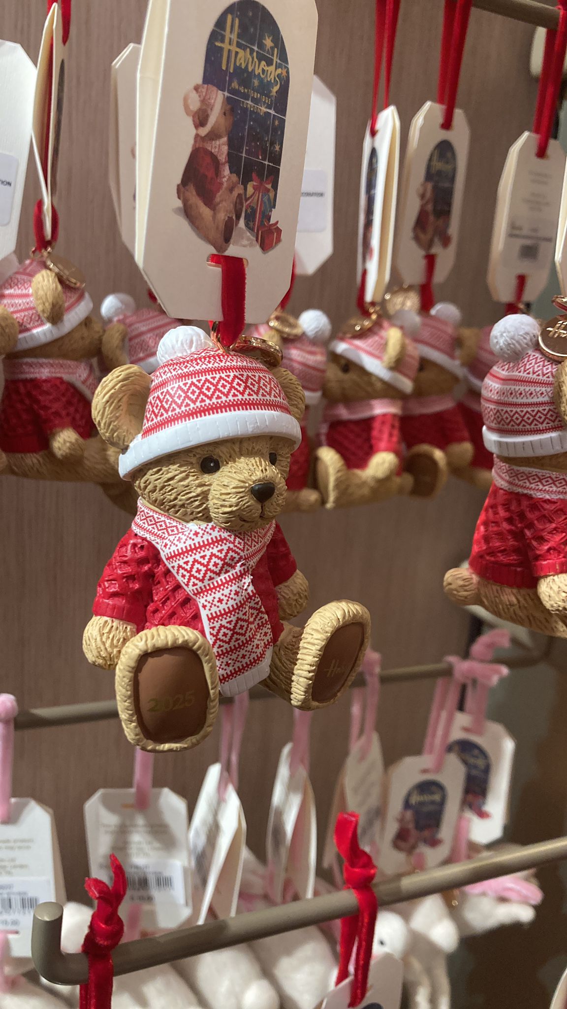 7/20発売 Harrodsハロッズ2025年イヤーベアークリスマス