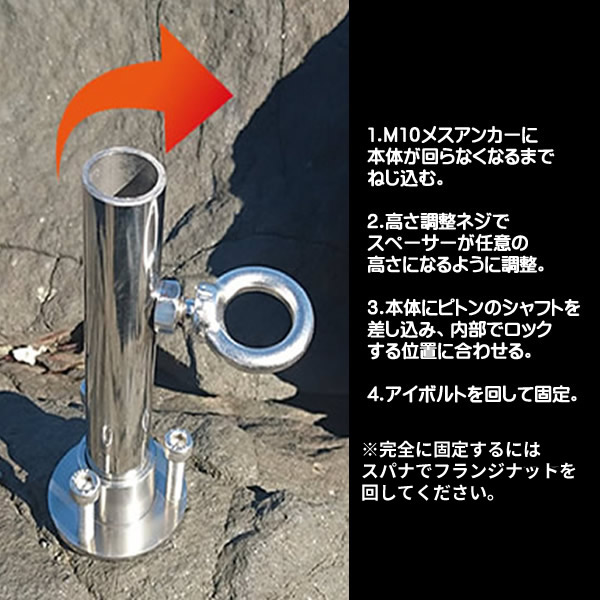 アンカー用ピトン立て | Mr.Ishidai