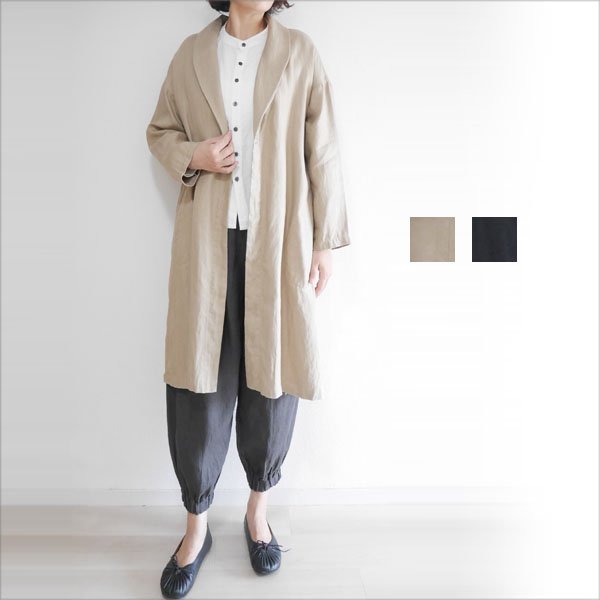 Labora Toire フランス製リネンヘンプコート