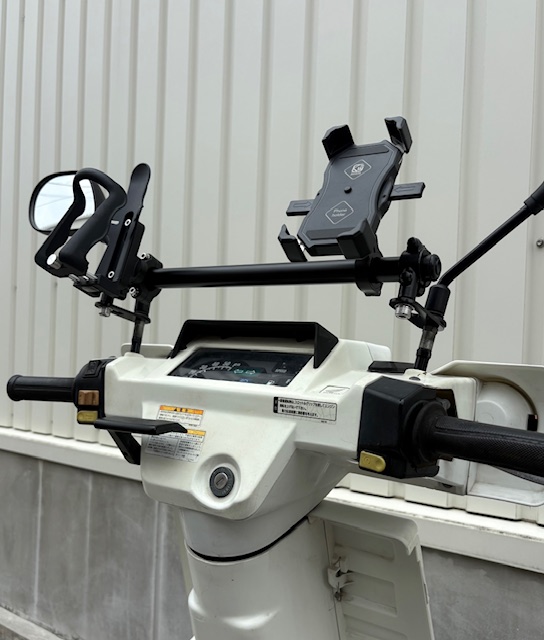 ホンダジャイロX 専用スマートフォンマウントバー 品番483 | ホンダ