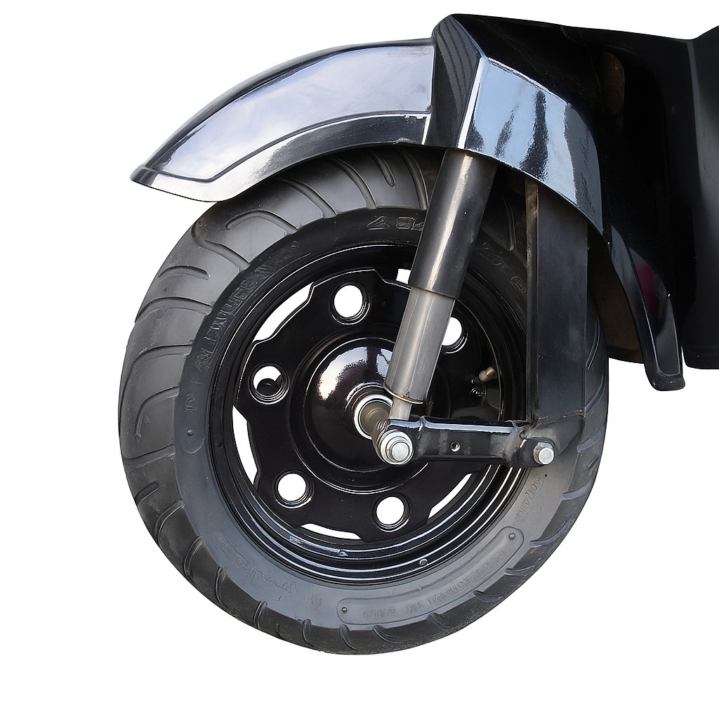 TD02 ジャイロX専用】10インチ極太フロントストリートタイヤ 130/60-10