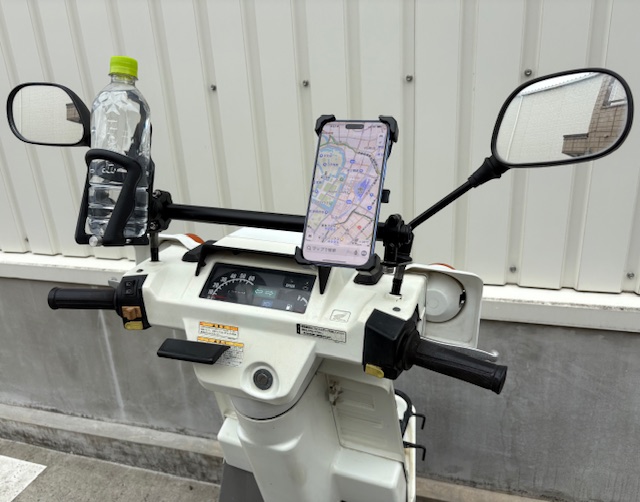 ホンダジャイロX 専用スマートフォンマウントバー 品番483 | ホンダ