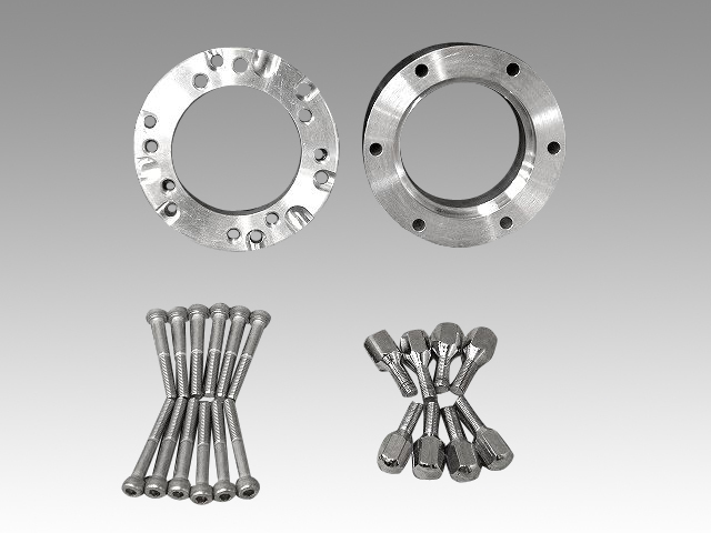 ジャイロ用ブラックアルミホイール引っ張りタイヤ＆スペーサー40mm