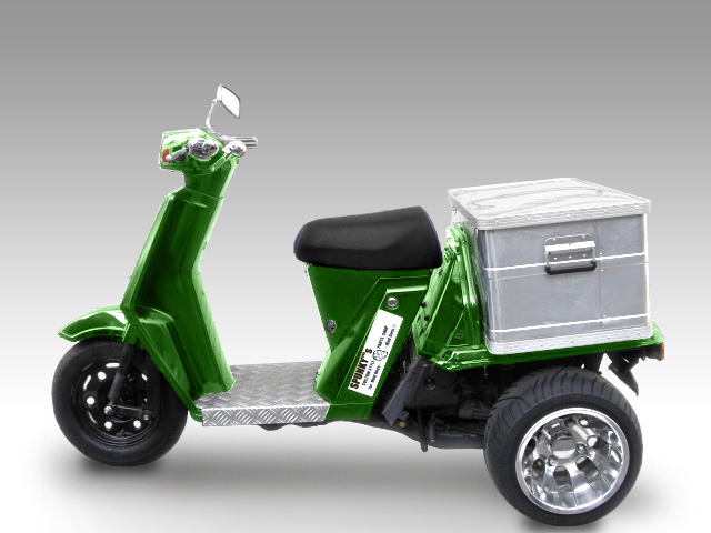 ホンダ ジャイロ用 中反りワイドホイール】10インチ 8J アルミホイール
