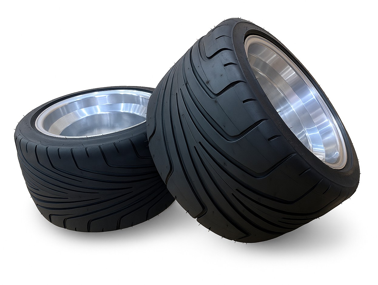 TA02専用】ジャイロキャノピー 前後ディッシュアルミホイール