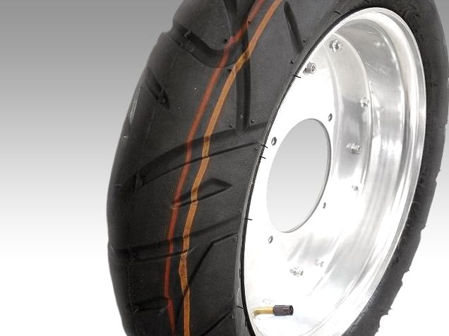 TA02専用・送料込】ジャイロキャノピー アルミホイール＆扁平タイヤ＋