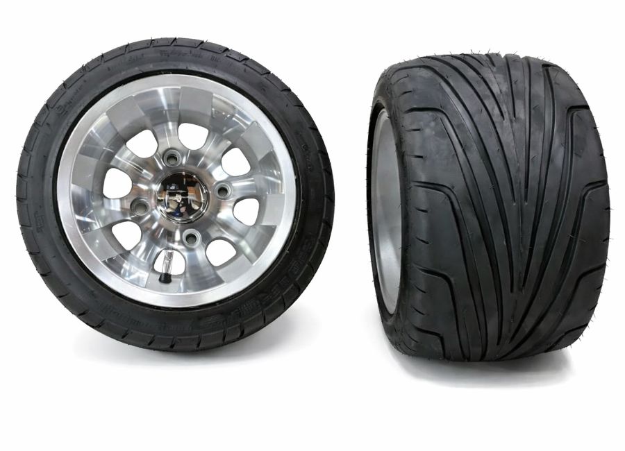 ホンダジャイロＵＰ ポン付け ワイドホイール ホンダ ジャイロ対応】10インチ 8J 中反りアルミホイール×235/30-10