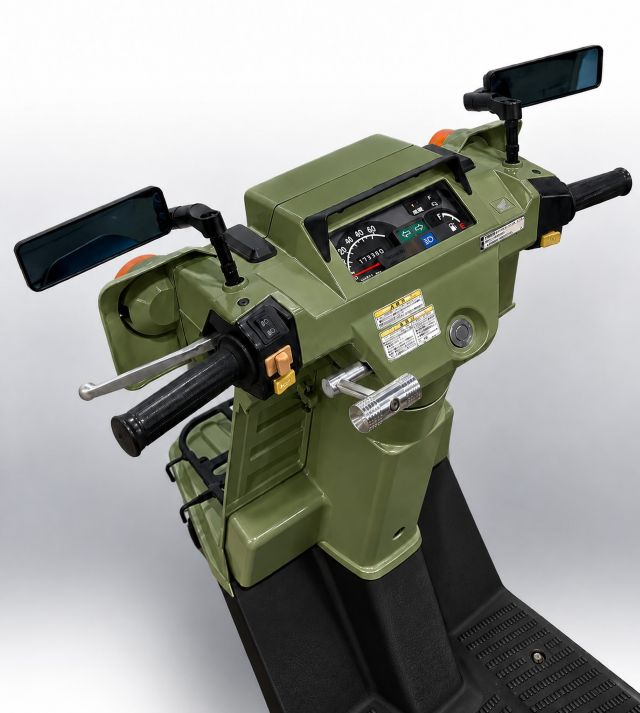ホンダジャイロX アルミパーキングレバー TD01.TD02適合 品番502