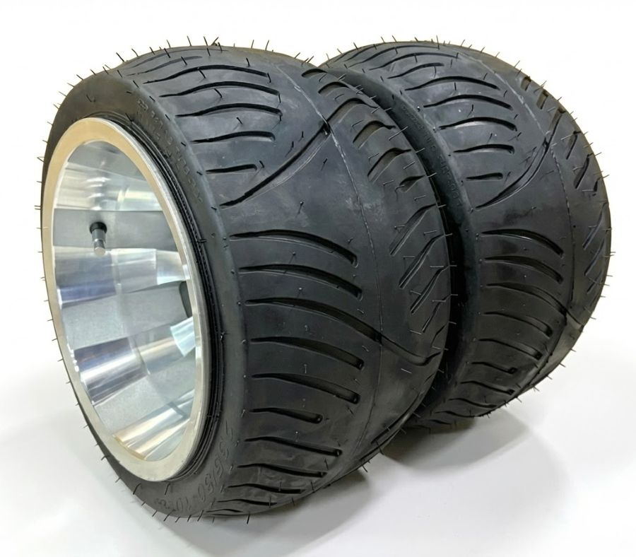 ホンダ ジャイロ用 中反りワイドホイール】10インチ 8J アルミホイール