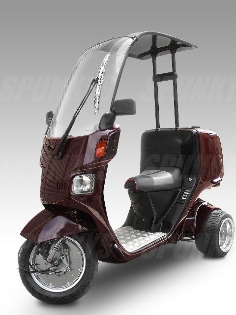 ホンダジャイロキャノピー専用 クロームメッキフロント サスペンション