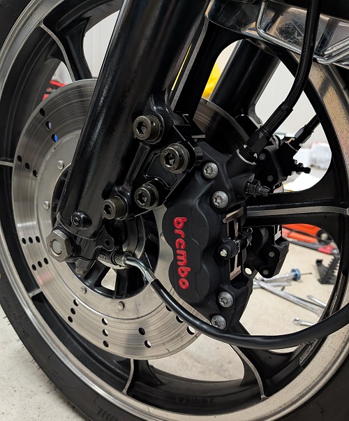 MK2系フォーク/296mmローター用ブレンボ40mmキャリパーサポート