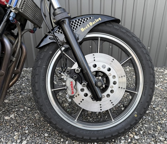 Z550FX E4/サンスター300mm/ブレンボ4POT用WディスクサポートKIT