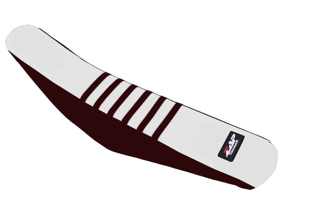 ☆～ZAP TECHNIX RIB GRIPシートカバーCRF250R18- CRF450R/CRF450RX 17- RED/WHITE RIB HONDA CRF250R (14-17) CRF450R (13-16) ZAP TECHNIX RIB GRIPシート