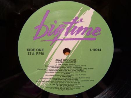 LP』 THE JAZZ BUTCHER / bloody nonsense | Stay Free Records