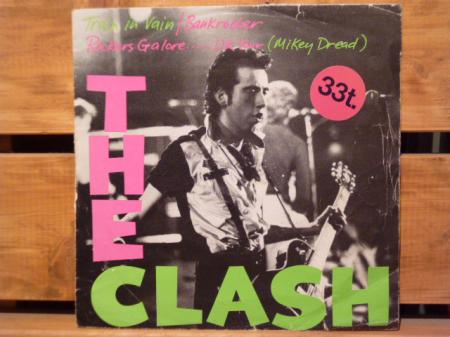the CLASH train in vain ホーランド盤 punk パンク 7