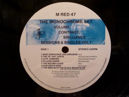 LP』 THE MONOCHROME SET / volume, contrast, brilliance sessions