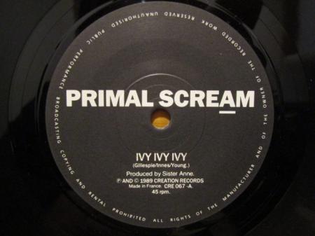Primal Scream / Ivy Ivy Ivy 7インチ レコード 7
