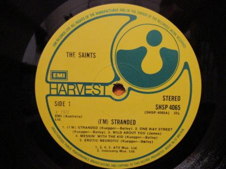 LP』 THE SAINTS / (i'm) stranded | Stay Free Records
