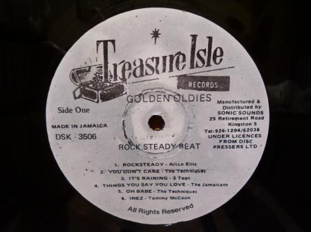 Rock Steady Beat - Treasure Isle ジャマイカ盤‼️ Rock Steady Beat: Treasure Isle's Greatest Hits – Vinyl (LP