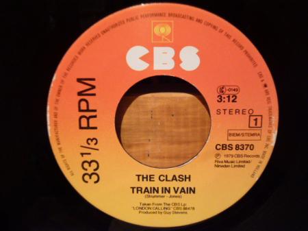 the CLASH train in vain ホーランド盤 punk パンク THE CLASH / TRAIN IN VAIN / LONDON CALLING (7